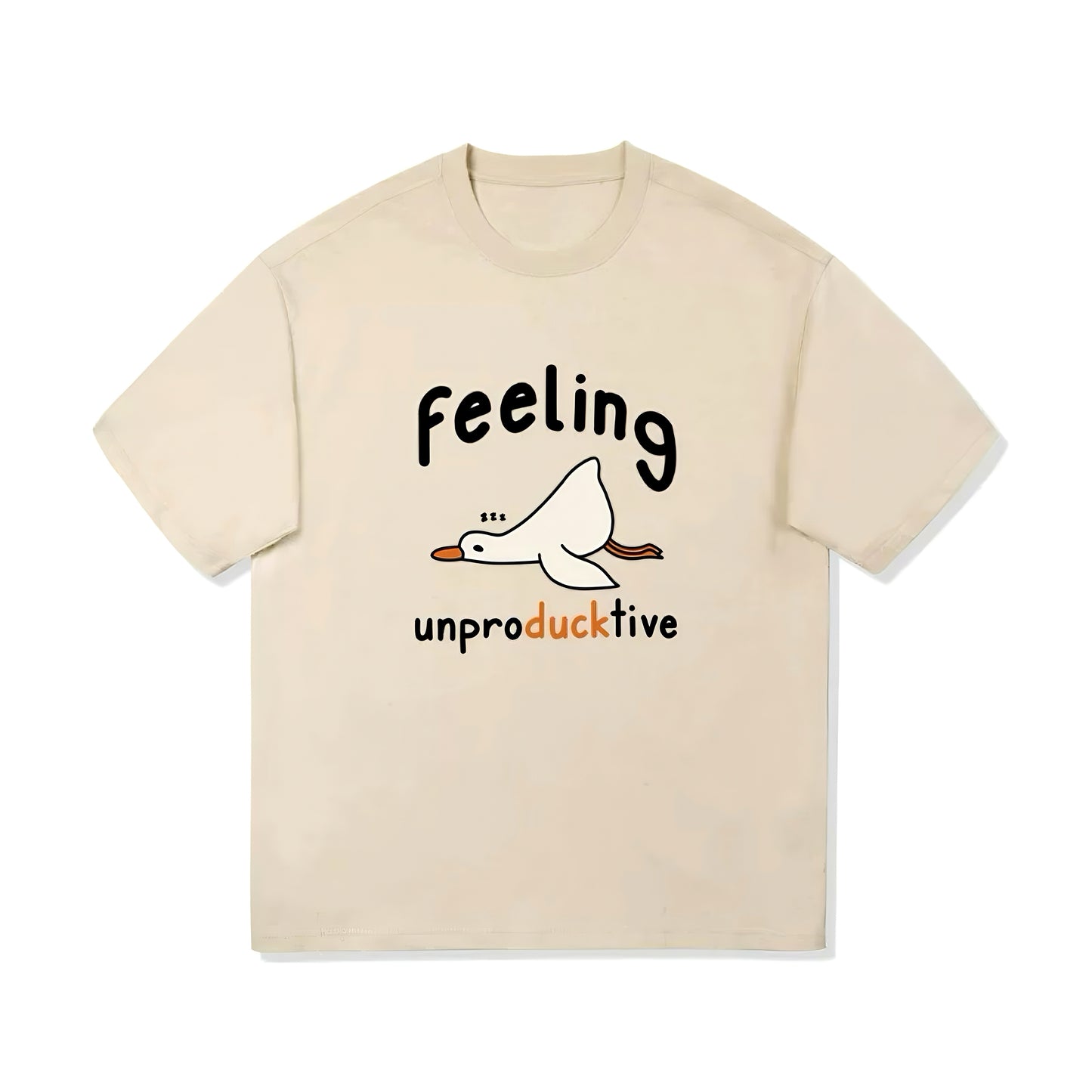 Feeling Unproducktive – Lazy Duck Graphic T-Shirt