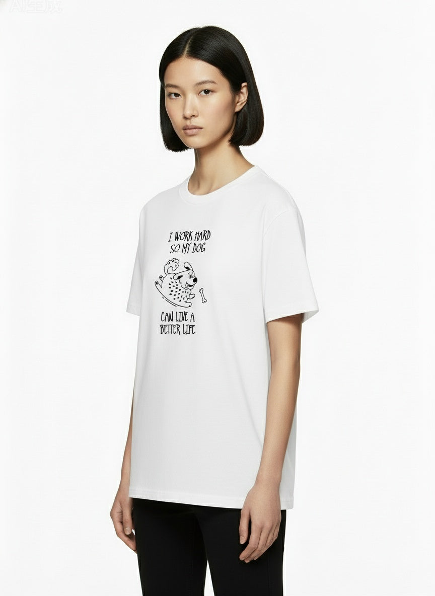 Work Hard for My Dog Graphic T-Shirt