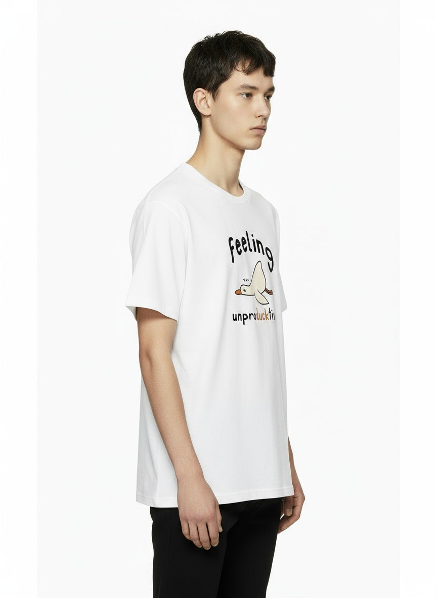 Feeling Unproducktive – Lazy Duck Graphic T-Shirt